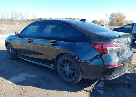 2025 Honda Civic Sport из США, поврежденный, VIN 2HGFE2F55SH538963